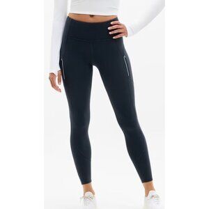 Athleta Women's Size 4P Black Nylon Pull On Skinny Leg Wander Pants